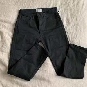 Straight leg, Black Everlane jeans